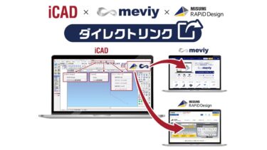 ミスミ、meviyとRAPiD DesignがiCAD SXから起動できるダイレクトリンク提供開始